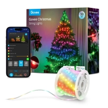 Купити Розумна LED гірлянда Govee H70C1 Christmas Light RGB 10m Clear Wire (H70C13D1) - фото 1