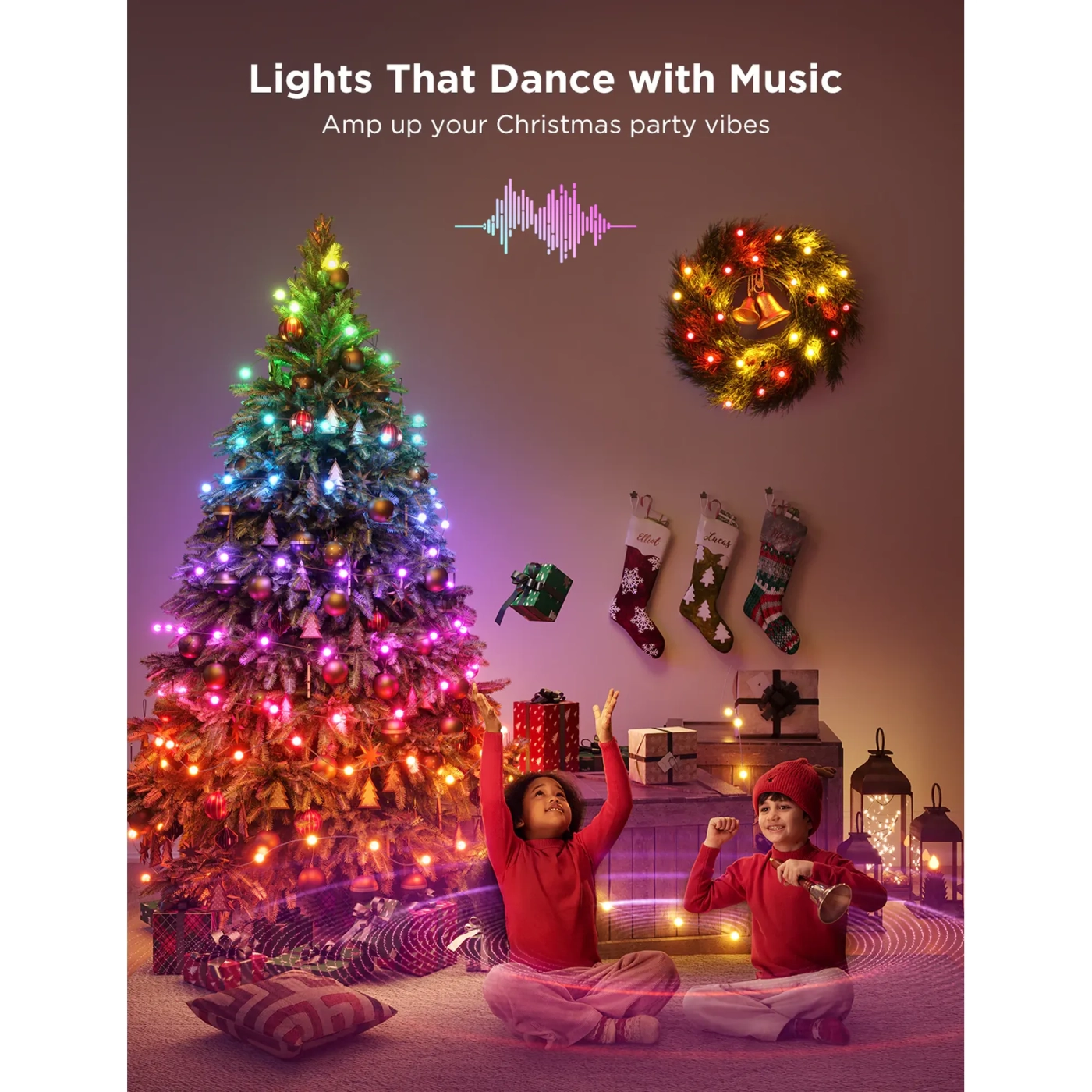 Купити Розумна LED гірлянда Govee H70C1 Christmas Light RGB 10m Clear Wire (H70C13D1) - фото 3