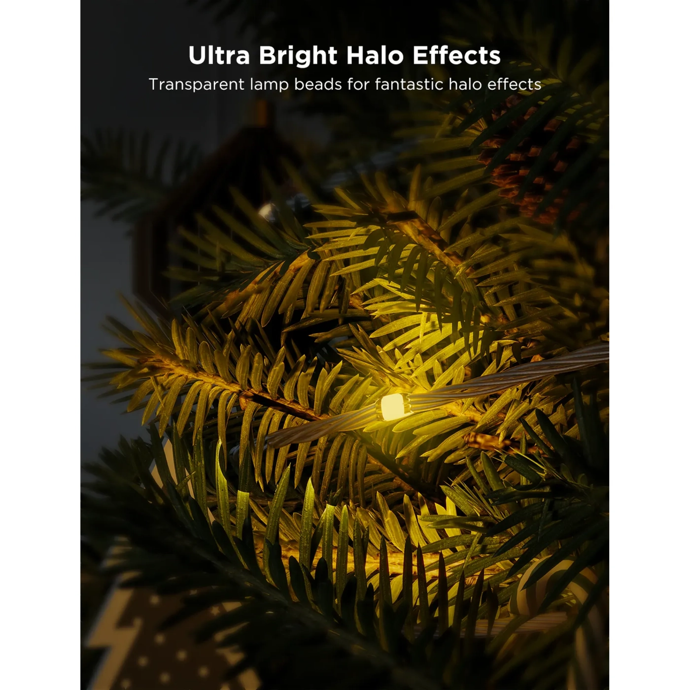 Купити Розумна LED гірлянда Govee H70C1 Christmas Light RGB 10m Clear Wire (H70C13D1) - фото 6