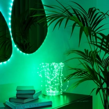 Купити Розумна LED гірлянда Twinkly Dots Lights RGB 200LED 10m Clear (TWD200STP-TEU) - фото 3