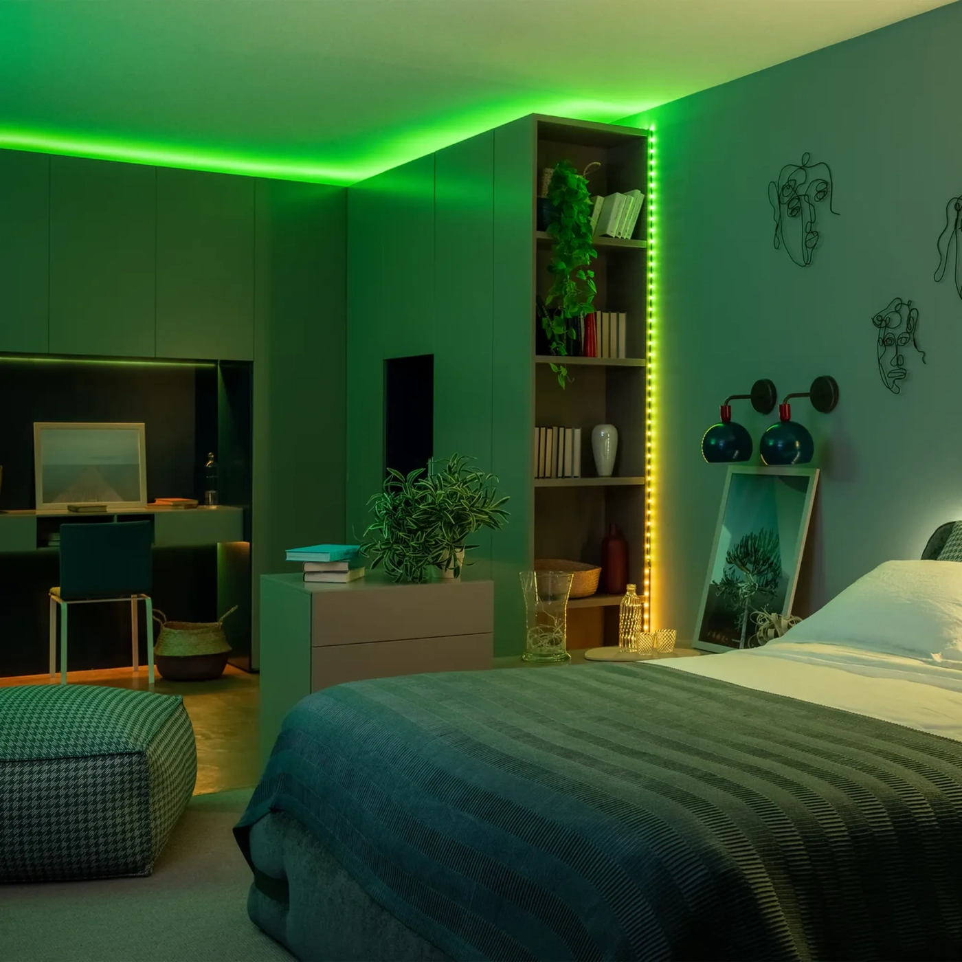 Купити Розумна LED гірлянда Twinkly Dots Lights RGB 200LED 10m Clear (TWD200STP-TEU) - фото 4