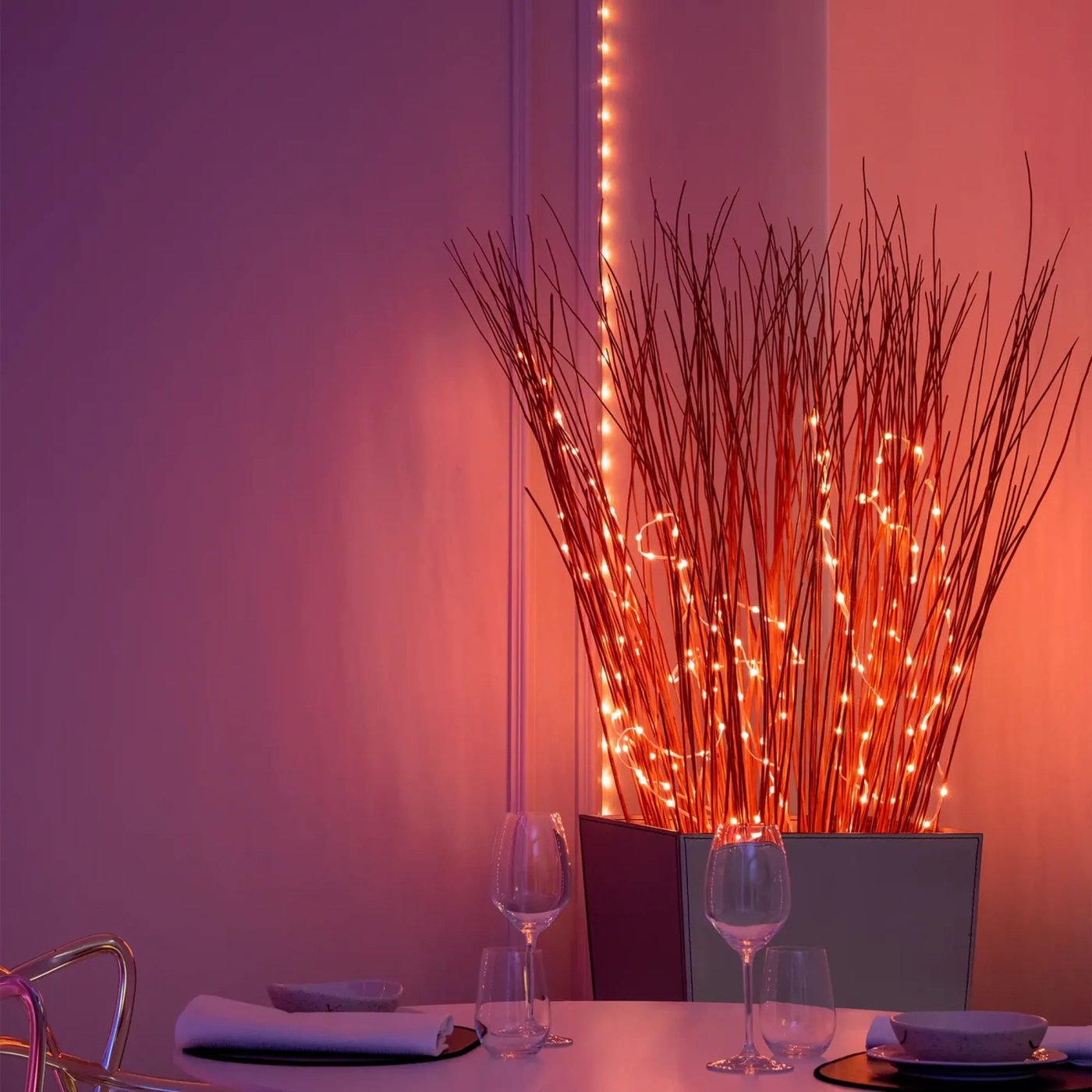 Купити Розумна LED гірлянда Twinkly Dots Lights RGB 200LED 10m Clear (TWD200STP-TEU) - фото 5