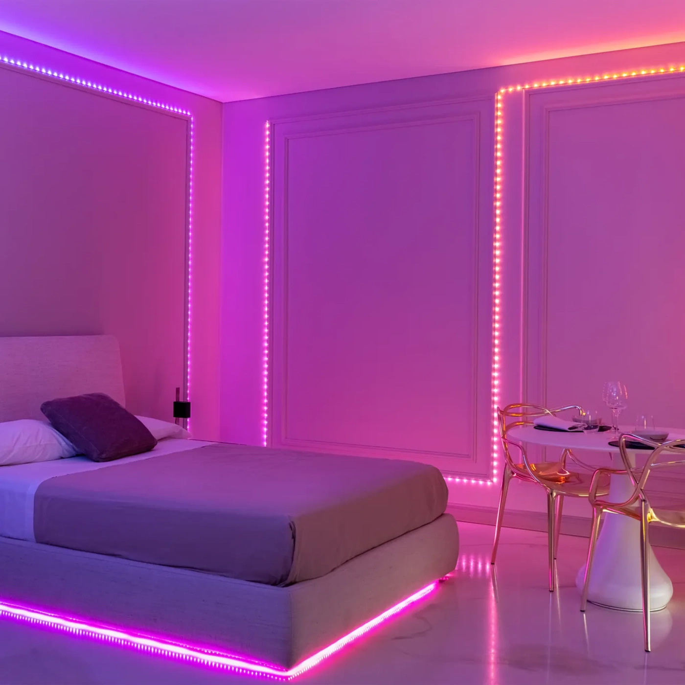 Купити Розумна LED гірлянда Twinkly Dots Lights RGB 200LED 10m Clear (TWD200STP-TEU) - фото 6