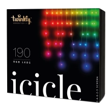 Купить Умная LED гирлянда Twinkly Icicle RGB 190LED 5m Clear (TWI190STP-TEU) - фото 6