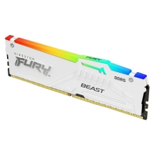 Купить Модуль памяти Kingston FURY Beast White RGB DDR5-6800 16GB (KF568C34BWA-16) - фото 1