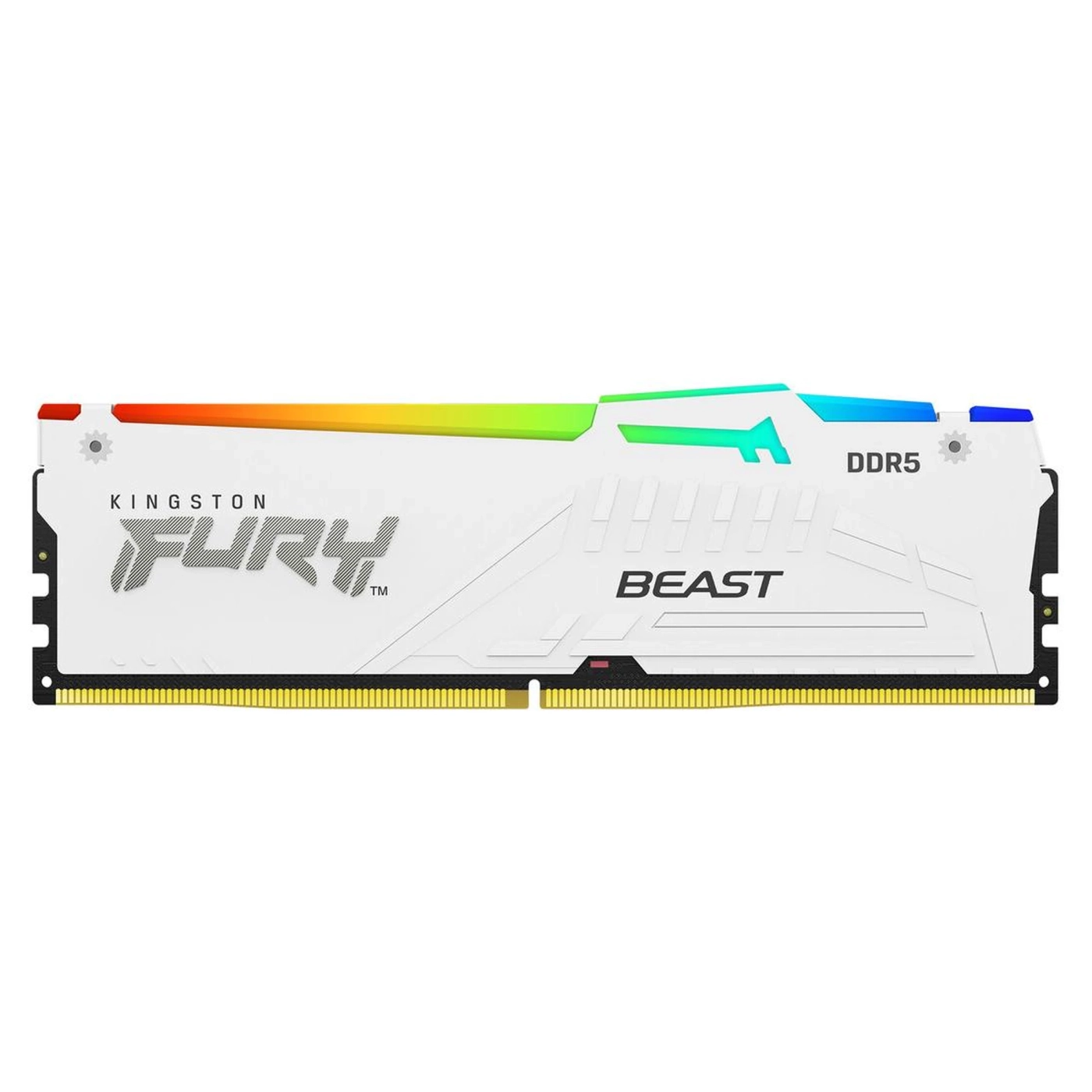 Купить Модуль памяти Kingston FURY Beast White RGB DDR5-6800 16GB (KF568C34BWA-16) - фото 2