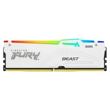 Купить Модуль памяти Kingston FURY Beast White RGB DDR5-6800 16GB (KF568C34BWA-16) - фото 2