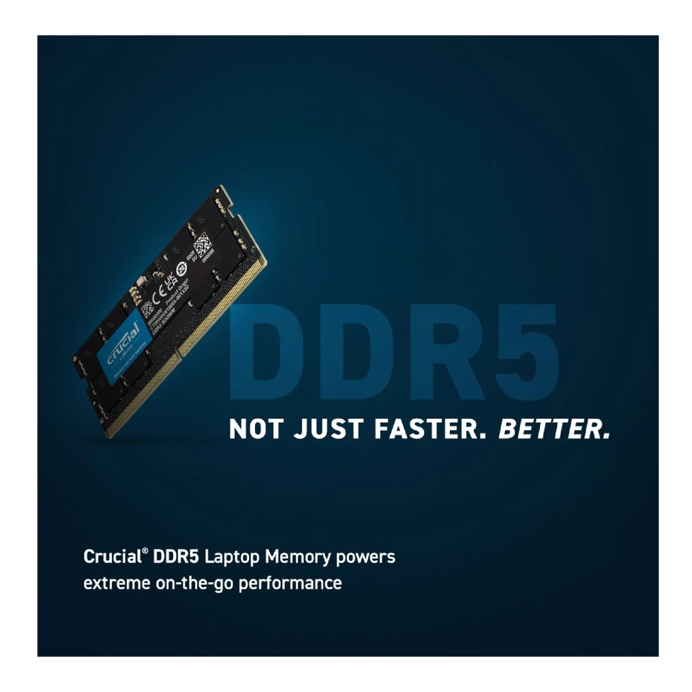 Купить Модуль памяти Crucial DDR5-4800 32Gb CL40 1,1V SODIMM (CT32G48C40S5) - фото 2