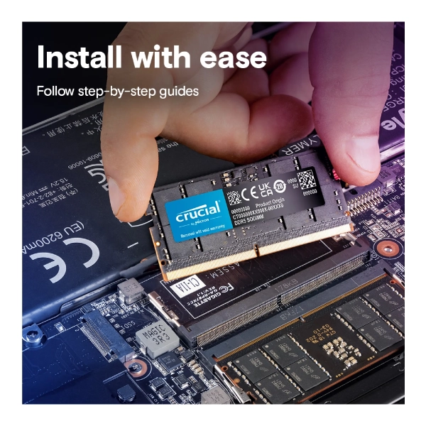 Купити Модуль пам'яті Crucial DDR5-5600 32GB CL46-45-45 1,1V Sodimm (CT32G56C46S5) - фото 4