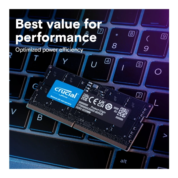 Купити Модуль пам'яті Crucial DDR5-5600 32GB CL46-45-45 1,1V Sodimm (CT32G56C46S5) - фото 5