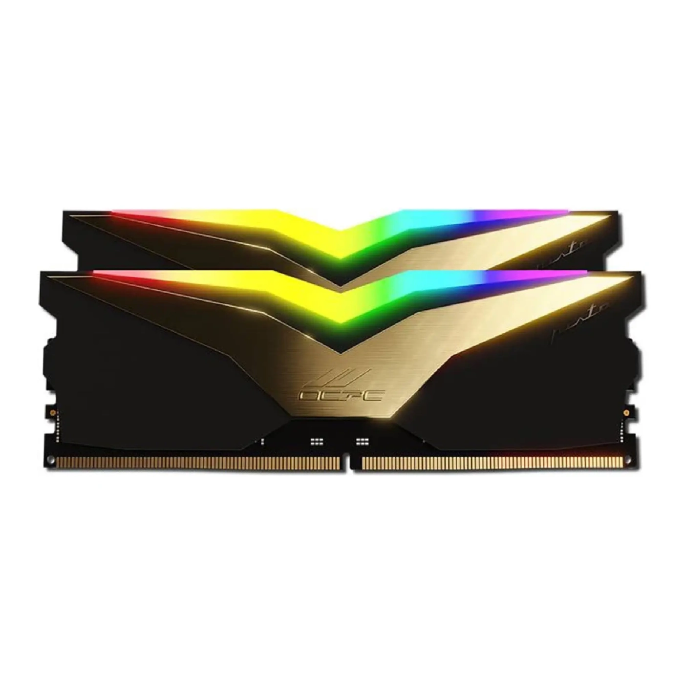 Купить Модуль памяти DDR5 32Gb 6400MHz (2*16Gb) OCPC PISTA RGB C32 Black Label, Retail Kit (MMPT2K32GD564C32BL) - фото 2