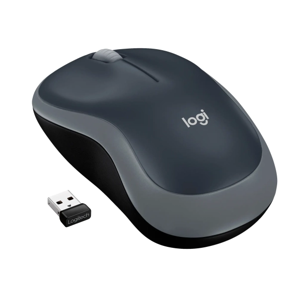 Купить Мышь Logitech M185 Wireless Gray - фото 1