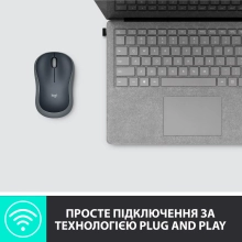 Купити Миша Logitech M185 Wireless Gray - фото 8