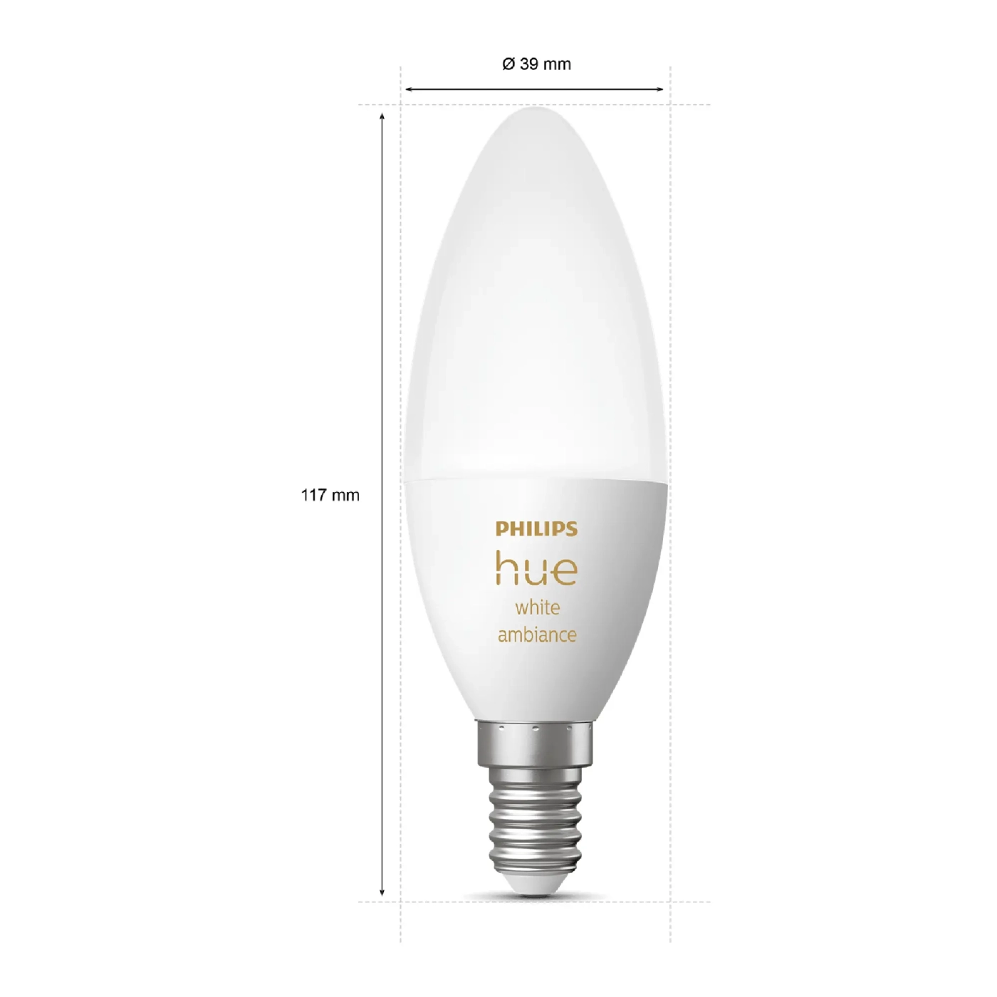 Купити Розумна лампа Philips Hue E14 Bluetooth Димування (929002294403) - фото 3