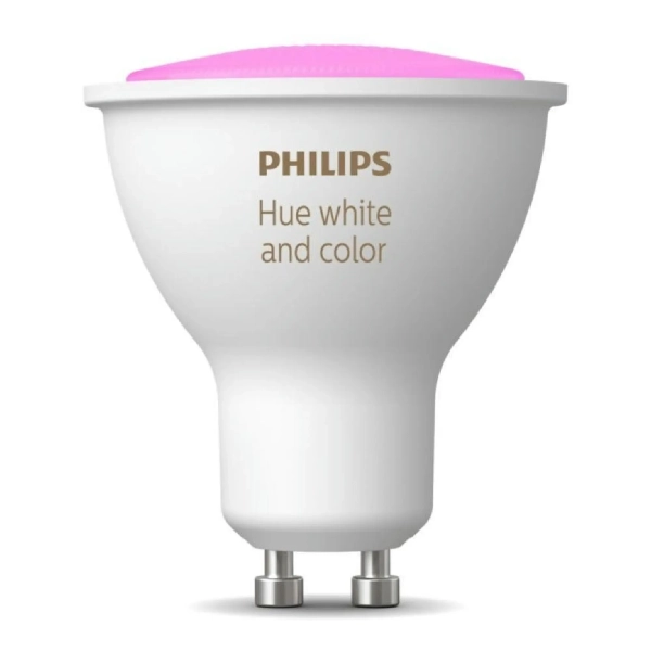 Купити Розумна лампа Philips Hue GU10 Bluetooth Димування (929001953111) - фото 1