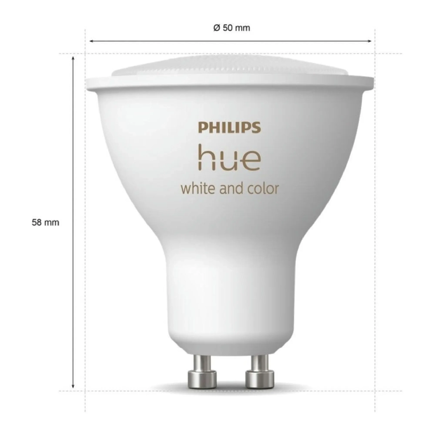 Купити Розумна лампа Philips Hue GU10 Bluetooth Димування (929001953111) - фото 3