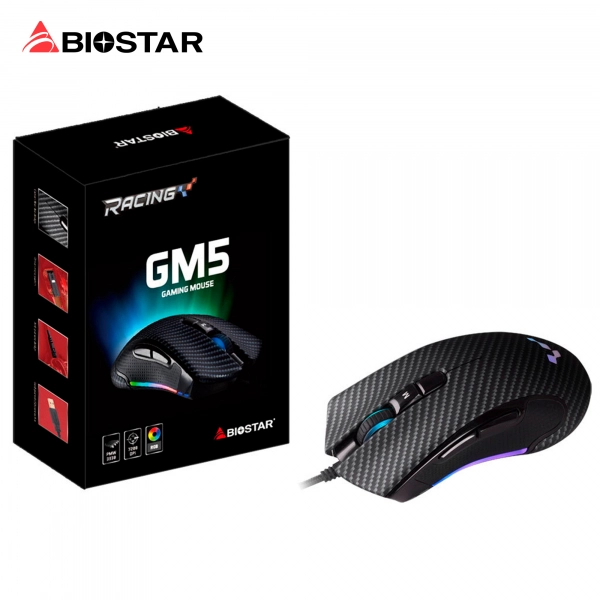 Купить Мышь Biostar Racing GM5 USB Black - фото 4