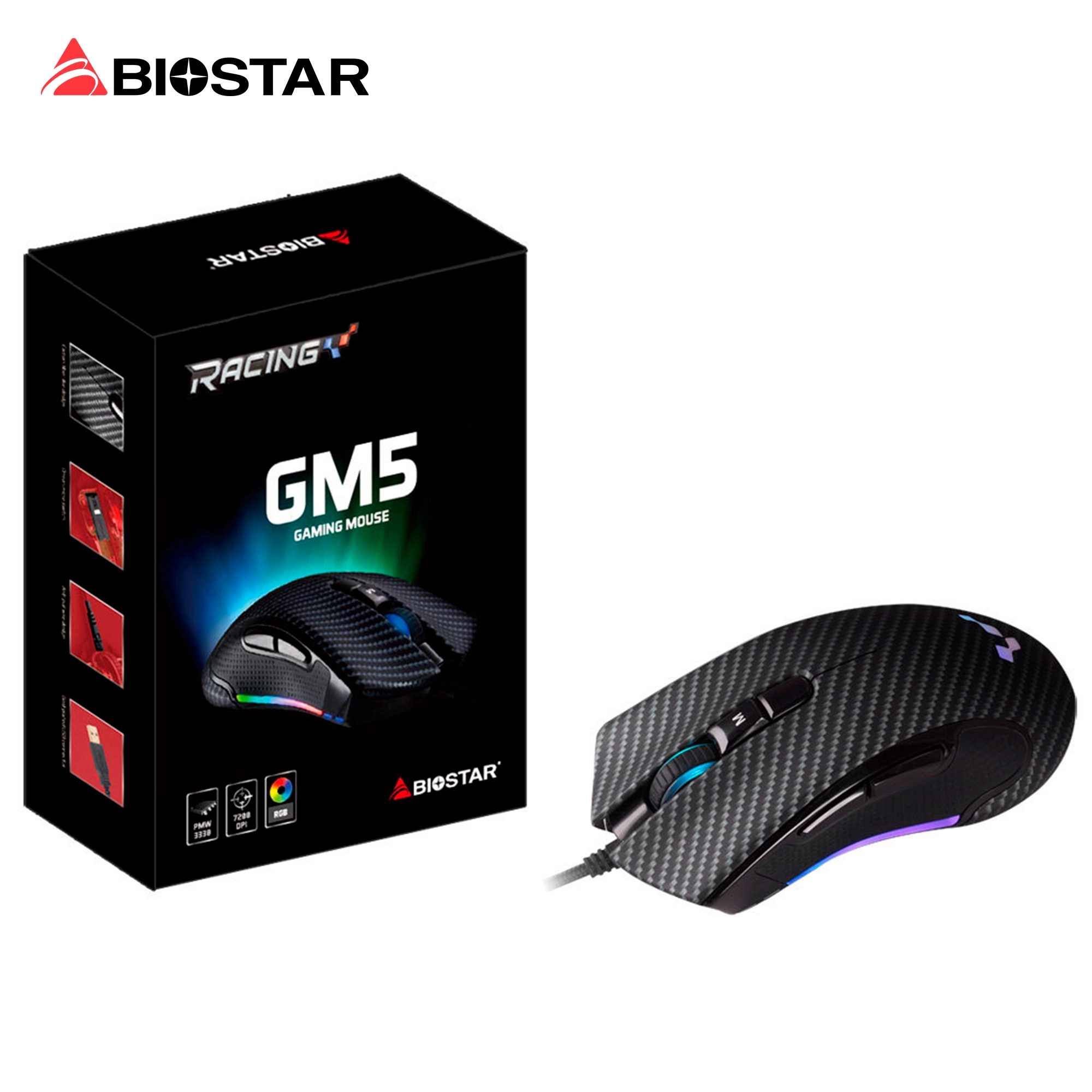 Купити Миша Biostar Racing GM5 USB Black - фото 4