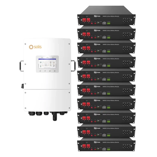 Купити Система зберігання енергії Solis S6-EH3P12K-L-LDY24K1-LFP 12kW 24kWh 10BAT LiFePO4 6000 циклів - фото 1