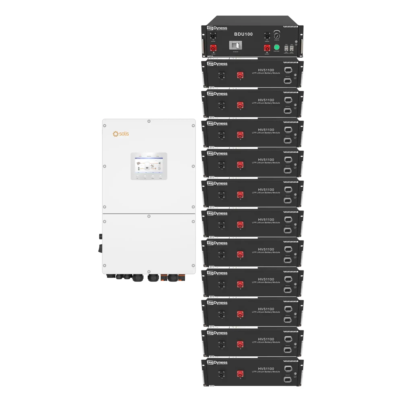 Купити Система зберігання енергії Solis S6-EH3P50K-H-HDY56.32K1-LFP 50kW 56.32kWh 1BAT LiFePO4 6000 циклів - фото 1
