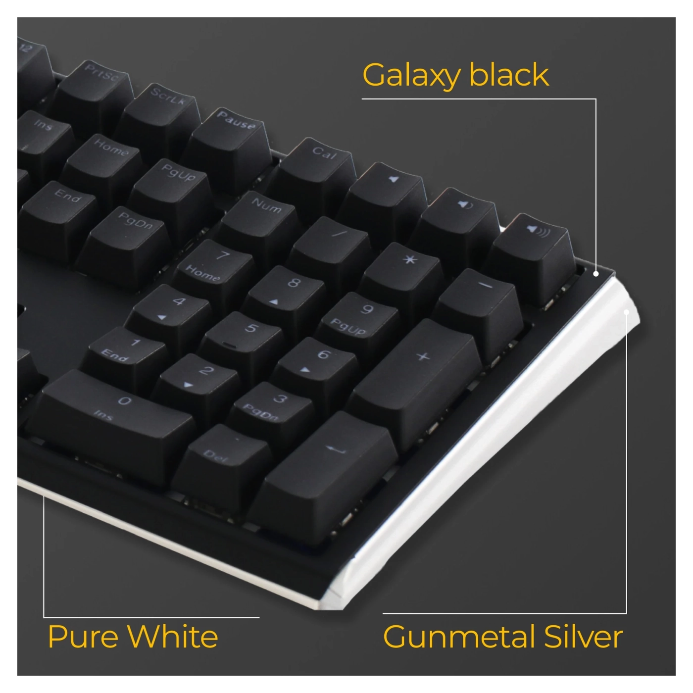 Купить Клавиатура Ducky One 3 Cherry MX Blue RGB Black UA (DKON2108ST-CUAPXCLAWSC1) - фото 3