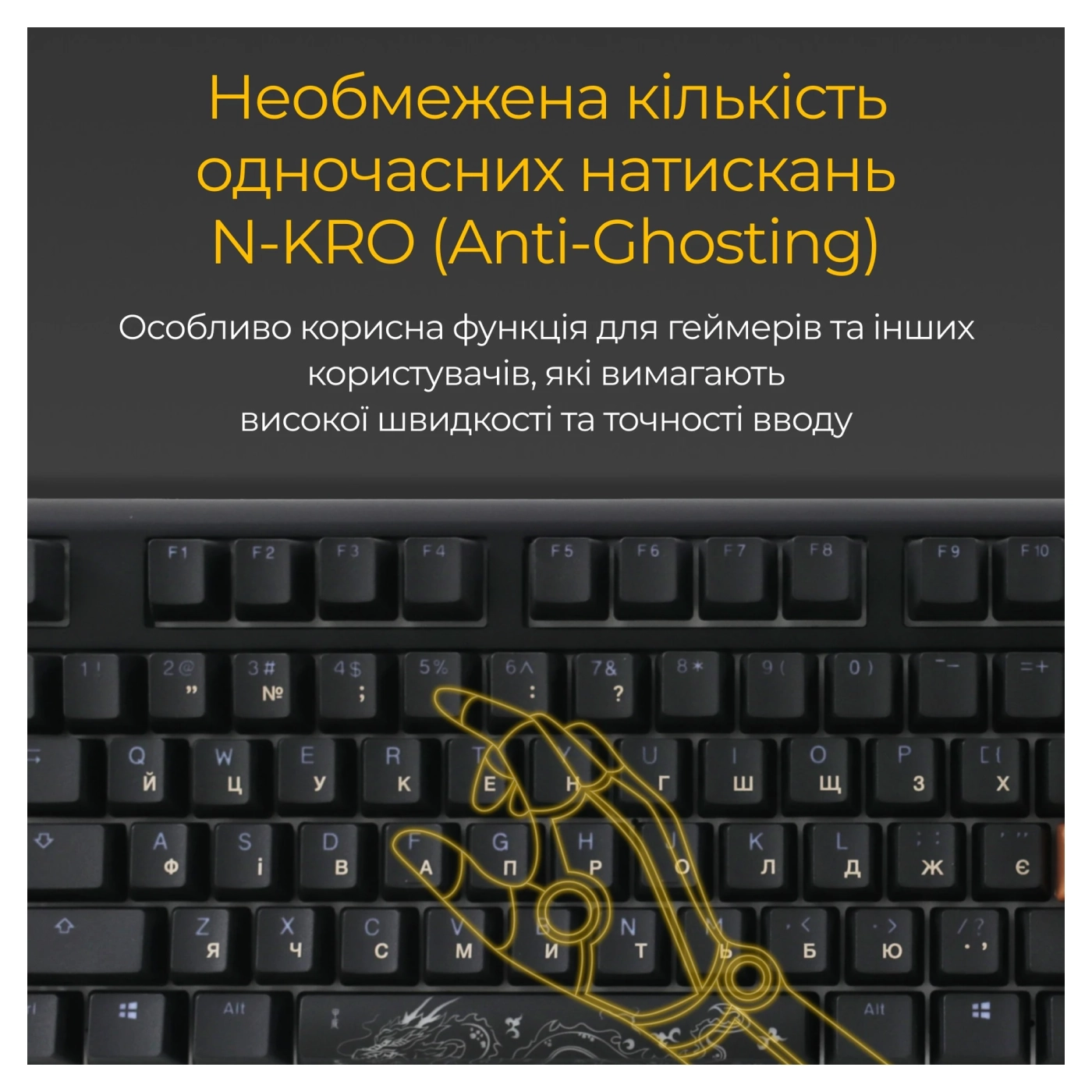 Купить Клавиатура Ducky One 3 Cherry MX Blue RGB Black UA (DKON2108ST-CUAPXCLAWSC1) - фото 6