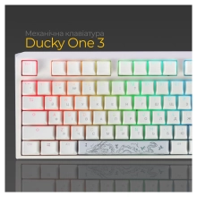 Купить Клавиатура Ducky One 3 Cherry MX Blue RGB White UA (DKON2108ST-CUAPXPWWWSC1) - фото 10