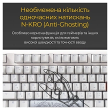 Купить Клавиатура Ducky One 3 Cherry MX Blue RGB White UA (DKON2108ST-CUAPXPWWWSC1) - фото 11