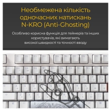 Купити Клавіатура Ducky One 3 Cherry MX Speed ​​Silver RGB White UA (DKON2108ST-PUAPXPWWWSC1) - фото 8