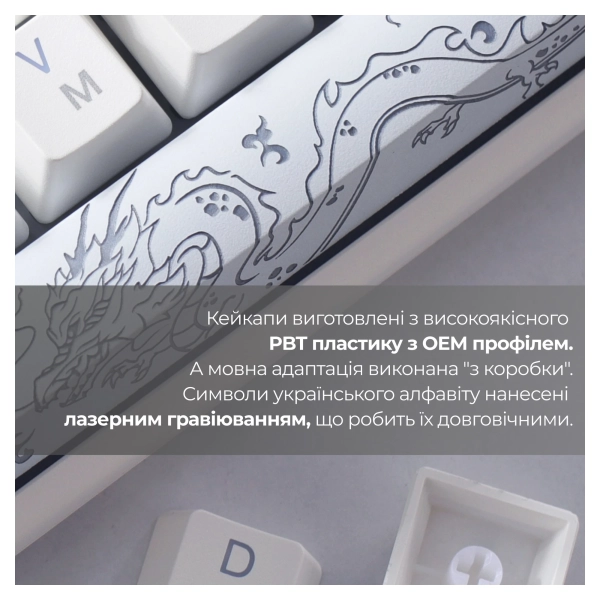 Купить Клавиатура Ducky One 3 Mini Cherry MX Silent Red RGB White UA (DKON2161ST-SUAPXPWWWSC1) - фото 7