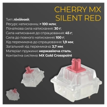 Купить Клавиатура Ducky One 3 Mini Cherry MX Silent Red RGB White UA (DKON2161ST-SUAPXPWWWSC1) - фото 14