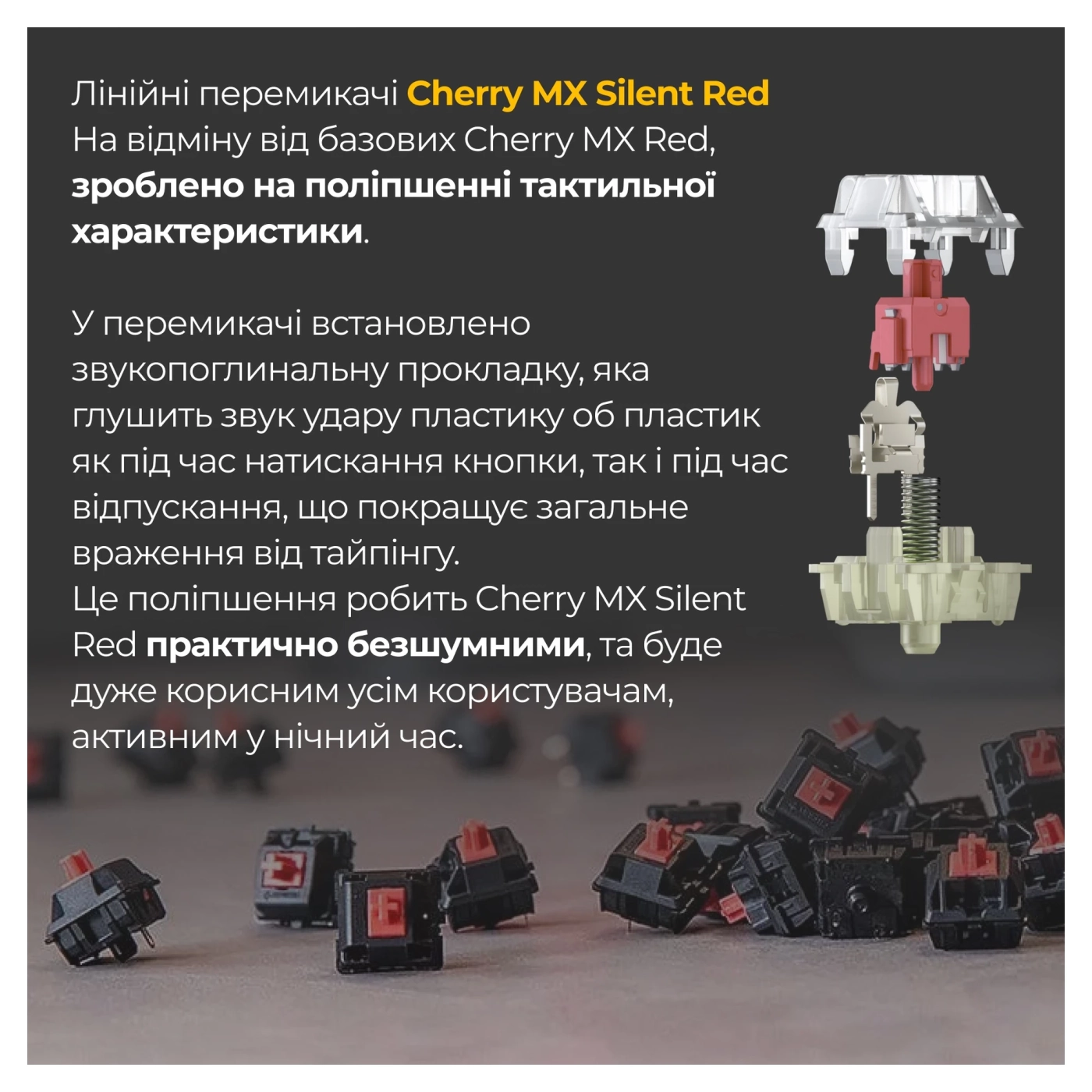 Купить Клавиатура Ducky One 3 Mini Cherry MX Silent Red RGB White UA (DKON2161ST-SUAPXPWWWSC1) - фото 15