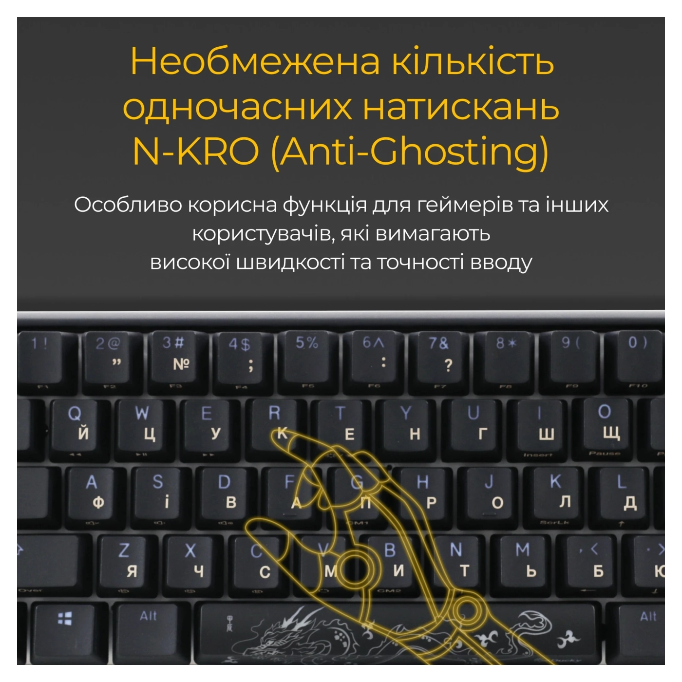 Купить Клавиатура Ducky One 3 Mini Cherry MX Speed Silver RGB Black UA (DKON2161ST-PUAPXCLAWSC1) - фото 13