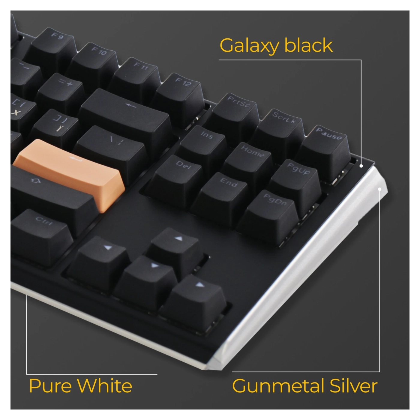 Купити Клавіатура Ducky One 3 TKL Cherry MX Blue RGB Black UA (DKON2187ST-CUAPXCLAWSC1) - фото 9