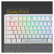 Купити Клавіатура Ducky One 3 TKL Cherry MX Brown RGB White UA - фото 5