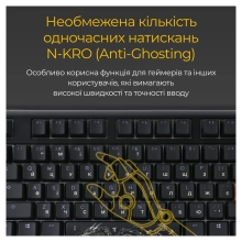 Купити Клавіатура Ducky One 3 TKL Cherry MX Speed ​​Silver RGB Black UA (DKON2187ST-PUAPXCLAWSC1) - фото 8