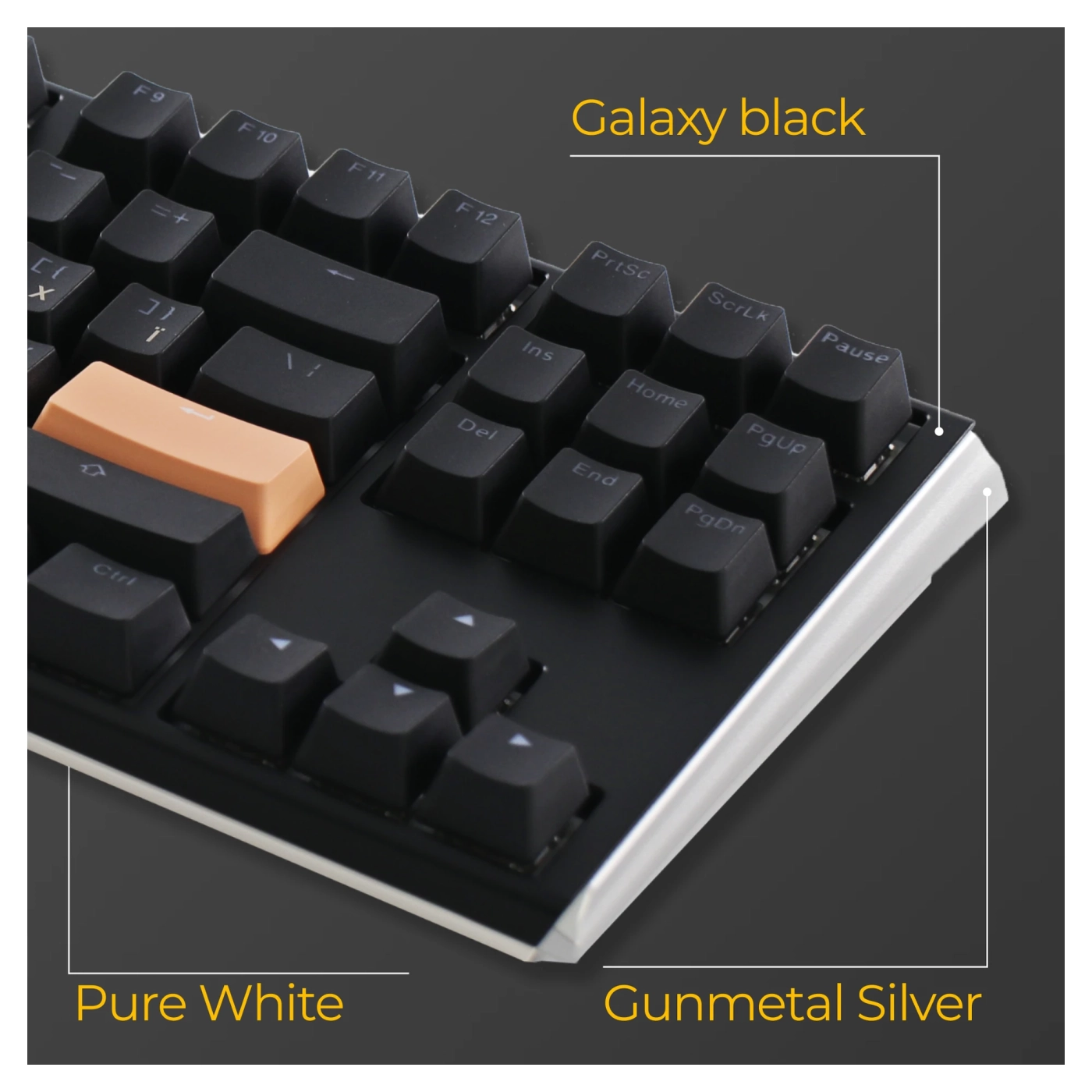 Купити Клавіатура Ducky One 3 TKL Cherry MX Speed ​​Silver RGB Black UA (DKON2187ST-PUAPXCLAWSC1) - фото 12