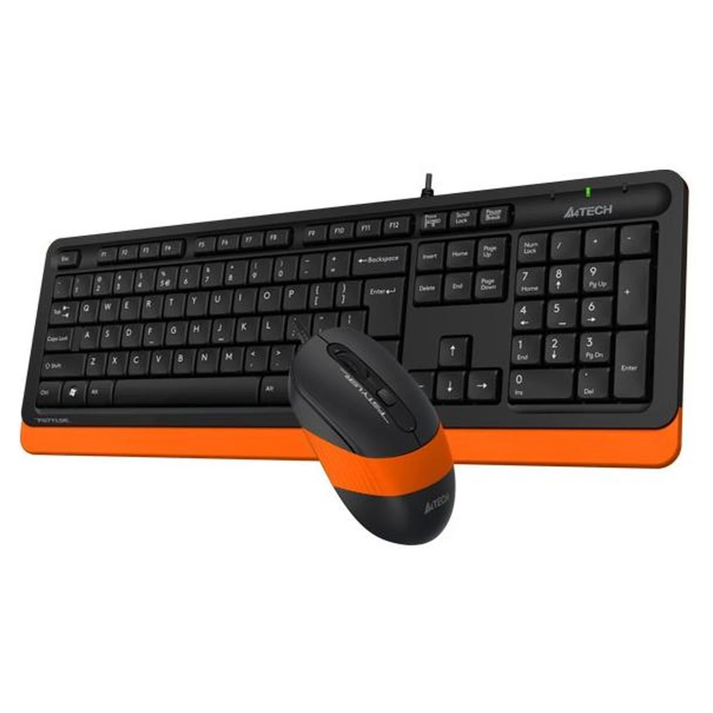 Купити Комплект Клавіатура та миша A4Tech F1010 USB Orange - фото 3