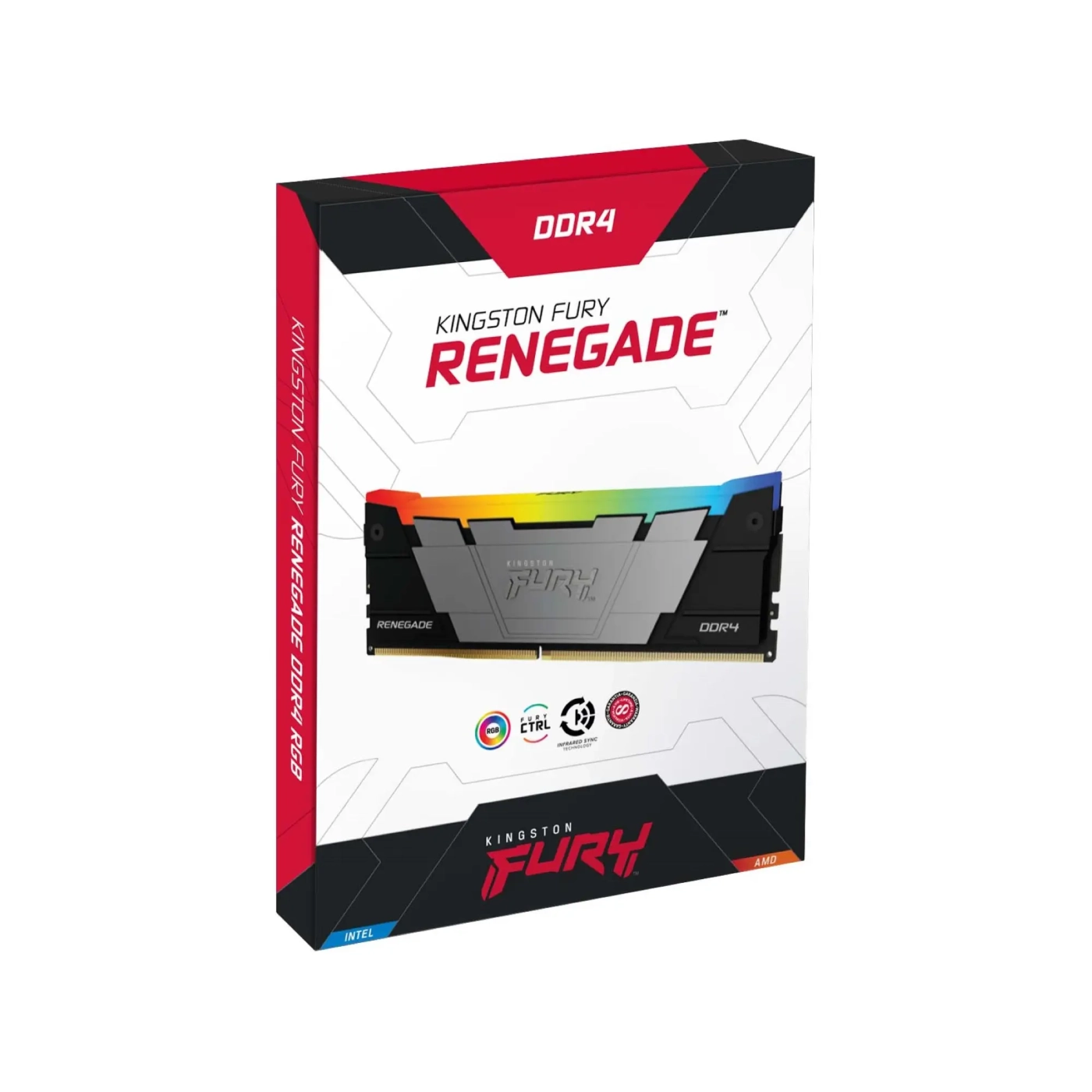 Купити Модуль пам'яті Kingston FURY Renegade Black RGB DDR4-4600 16GB (2x8GB) (KF446C19RB2AK2/16) - фото 3