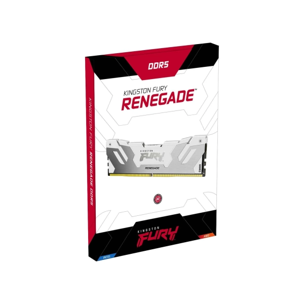 Купить Модуль памяти Kingston FURY Renegade White DDR5-8000 16GB (KF580C38RW-16) - фото 3