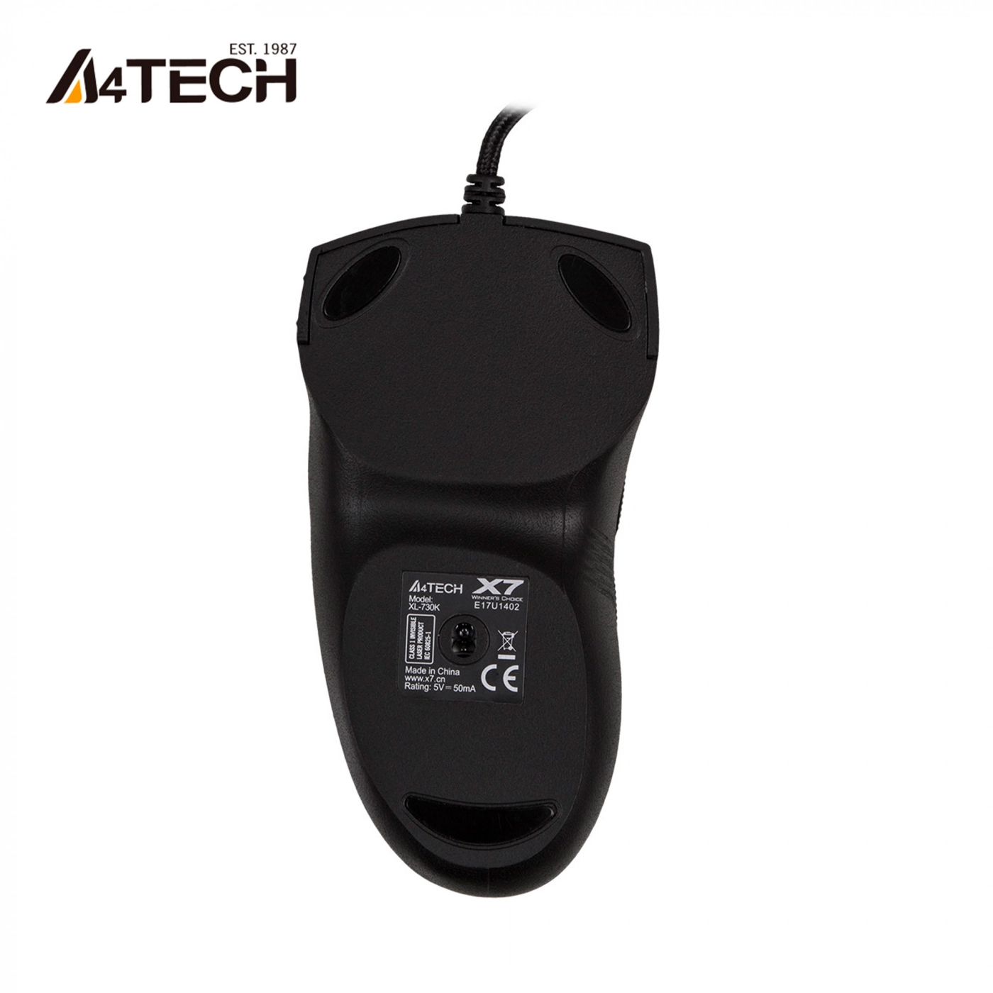 Купити Миша A4tech XL-730K USB Black - фото 5