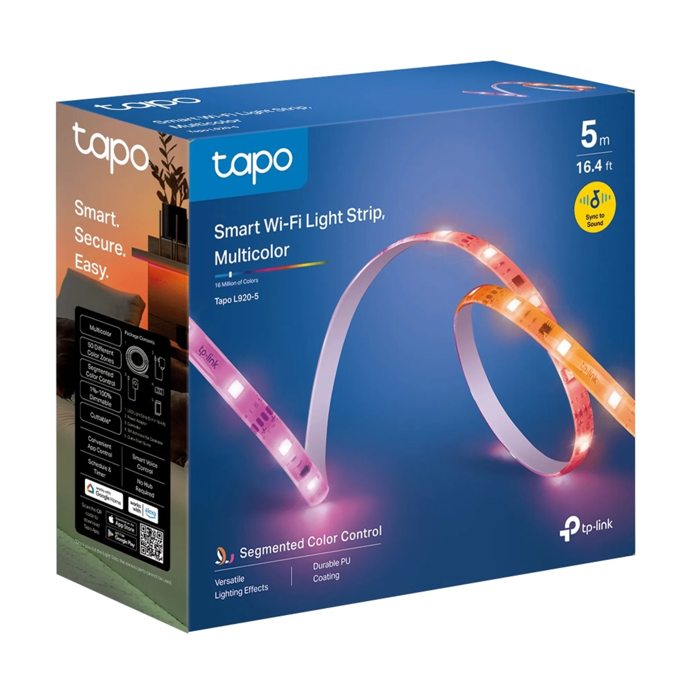 Купити Розумна LED стрічка TP-Link Tapo L920-5 RGBIC - фото 8