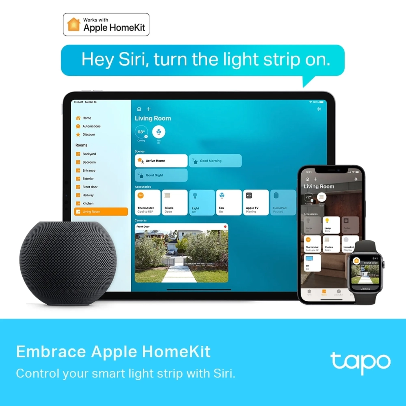 Купити Розумна LED стрічка TP-Link Tapo L930-10 RGBW - фото 3