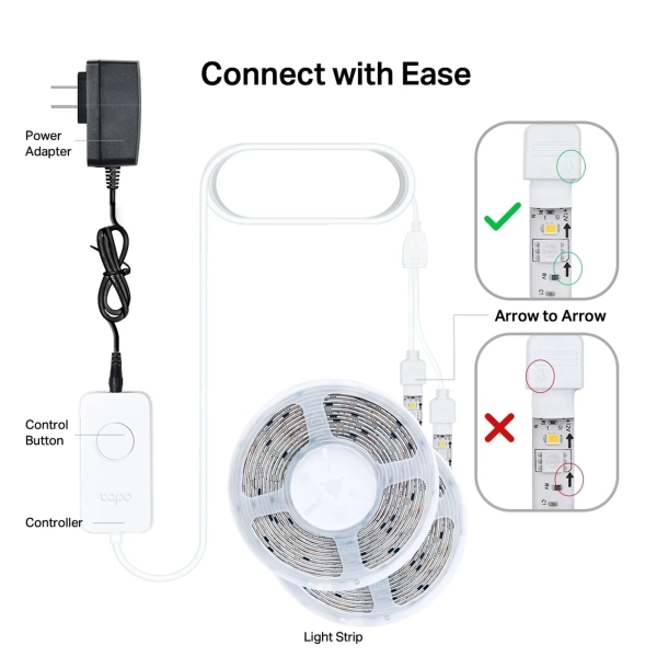 Купити Розумна LED стрічка TP-Link Tapo L930-10 RGBW - фото 9
