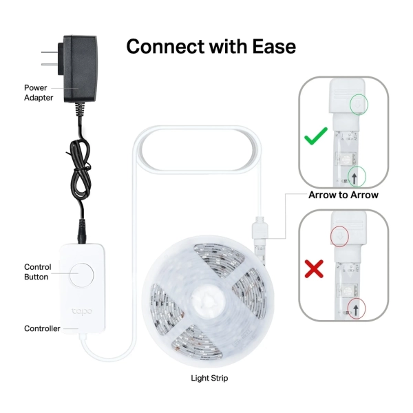 Купити Розумна LED стрічка TP-Link Tapo L930-5 RGBW - фото 7
