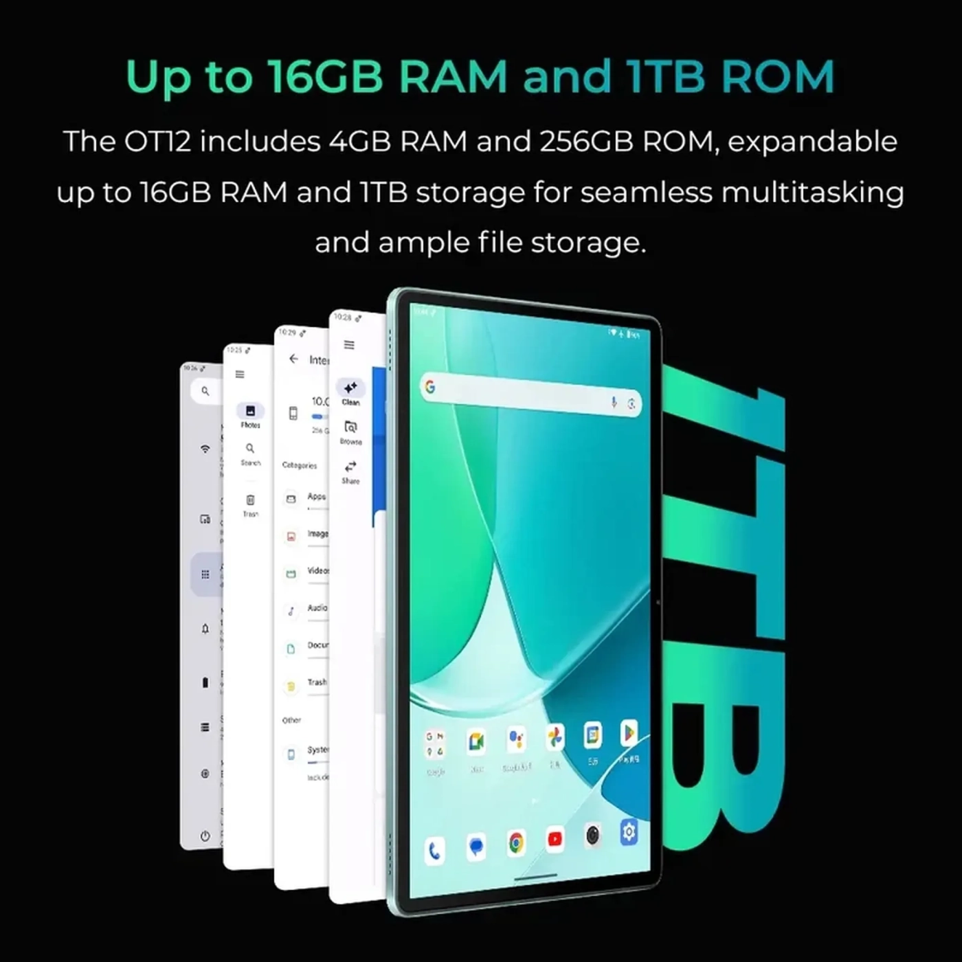 Купить Планшет Oukitel OT12 4/256GB Green (6931940760249) - фото 4