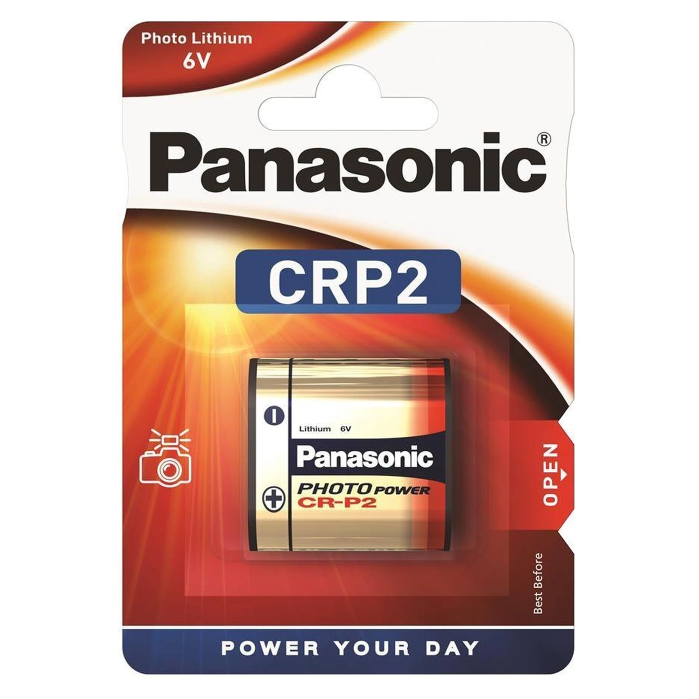 Купить Батарейка Panasonic LITHIUM CRP2 1 шт. (CR-P2L/1BP) - фото 1
