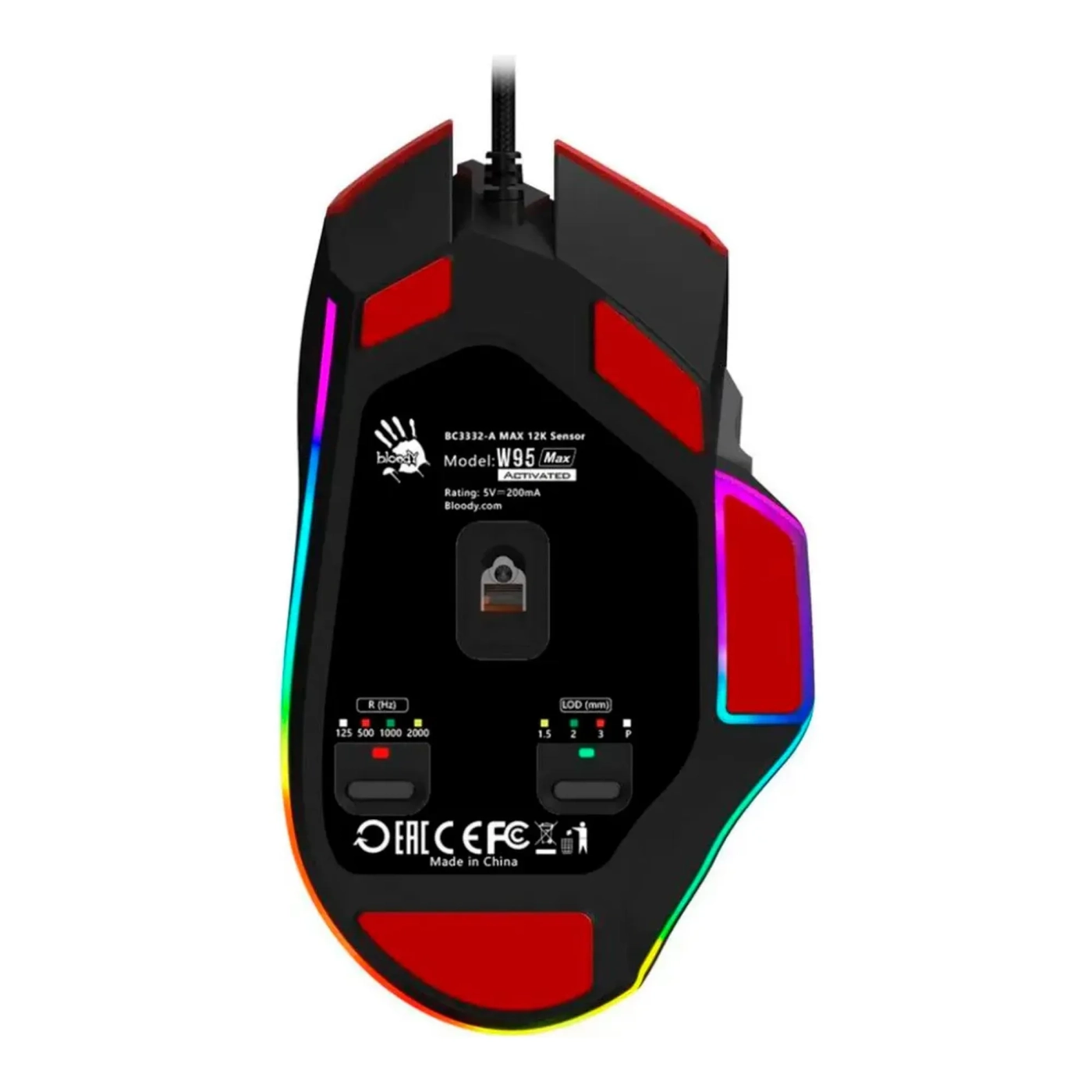 Купити Мишка A4Tech W95 Max (Sports Red) - фото 7