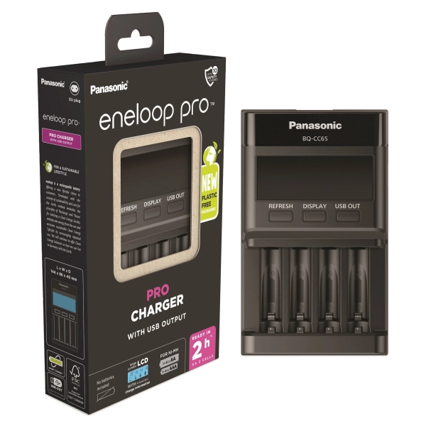Купити Зарядний пристрій Panasonic Flagship Charger АА/ААА (BQ-CC65E) - фото 1