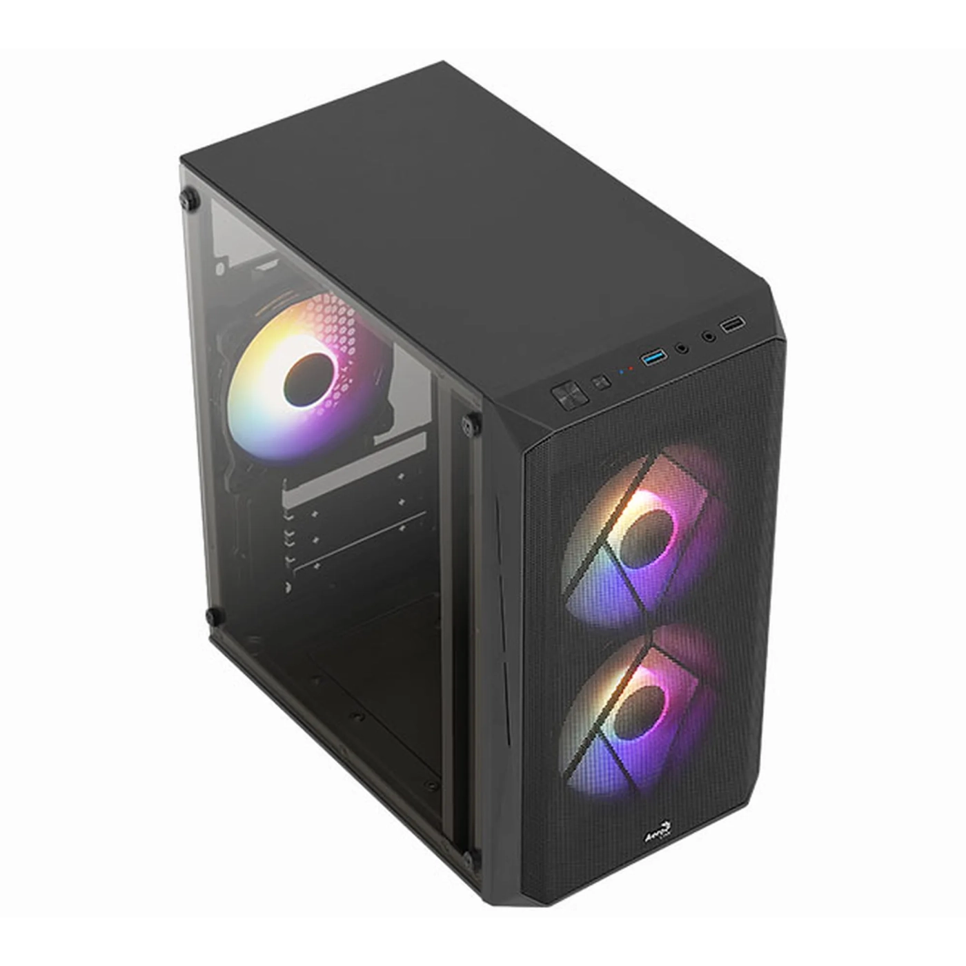 Купить Корпус AeroCool CS-107-A-BK-v2 Black (ACCS-PC14032.11) - фото 12